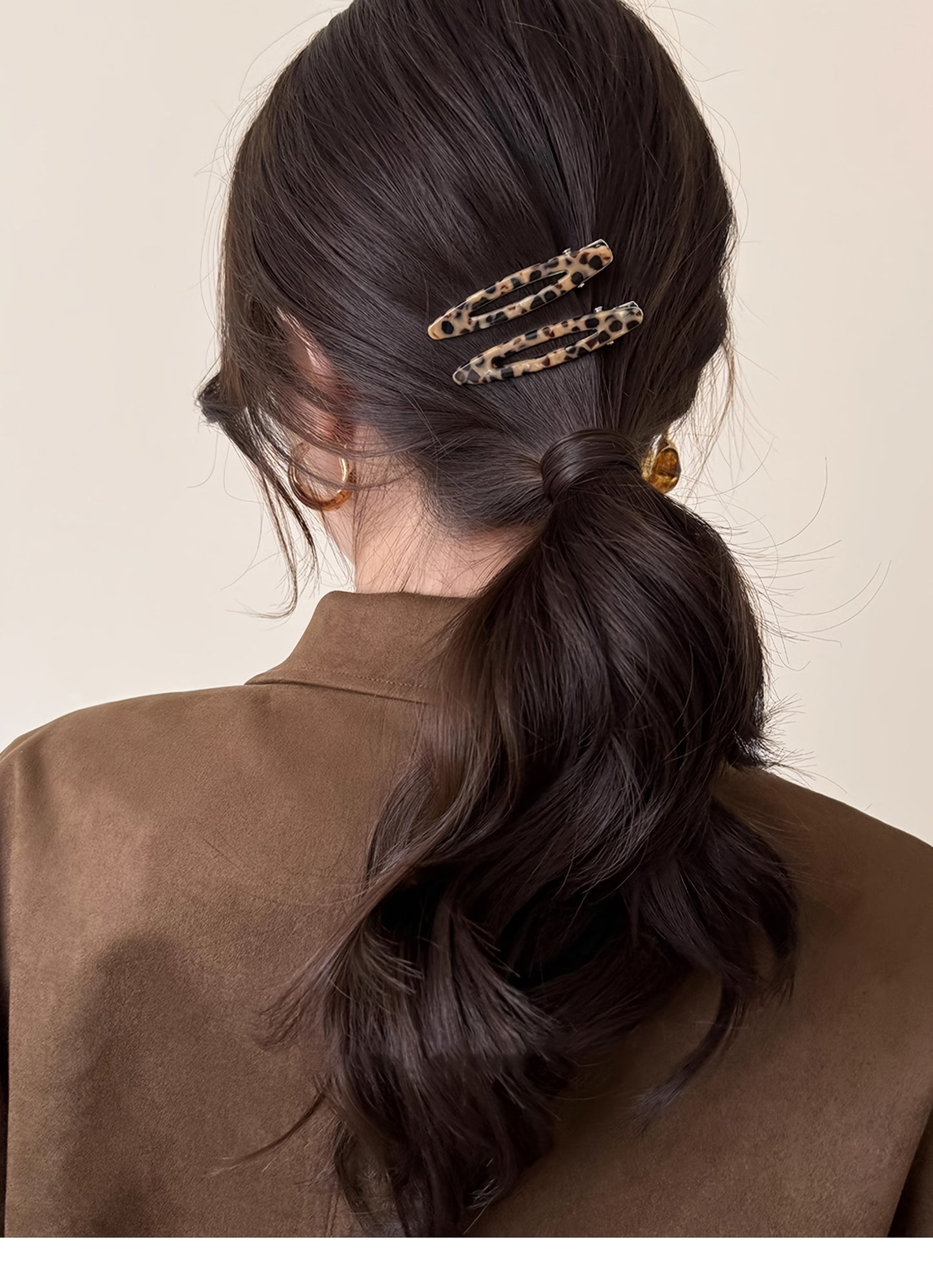 ✨ Chic & Clipped – 4PC Geometric Hair Clip Set