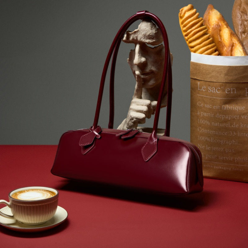 👜 Elegant Cherry Bucket Shoulder Bag