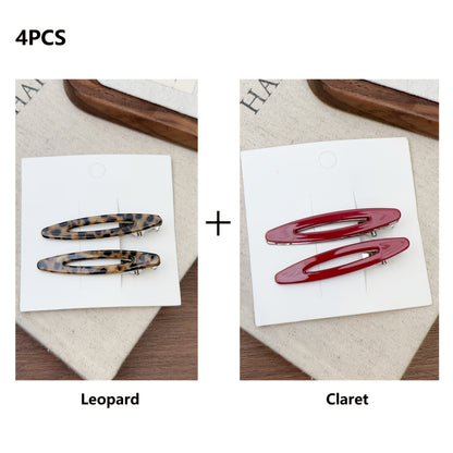 ✨ Chic & Clipped – 4PC Geometric Hair Clip Set