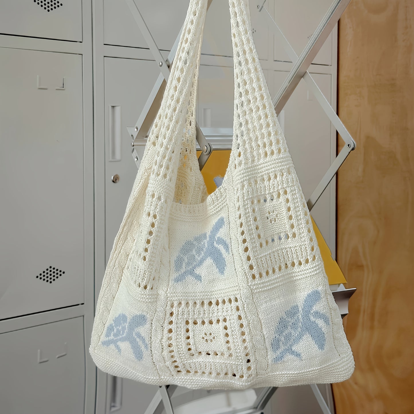 🐢 Tote-ally Beach Ready – Crochet Sea Turtle Summer Bag