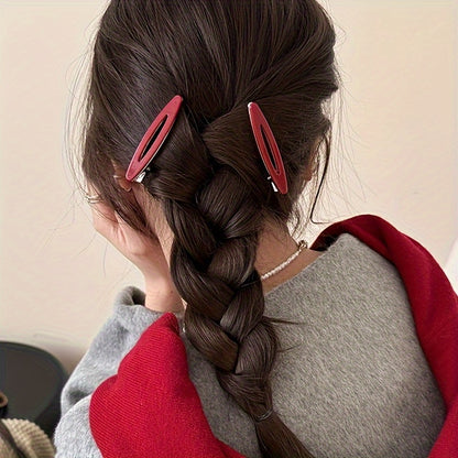 ✨ Chic & Clipped – 4PC Geometric Hair Clip Set