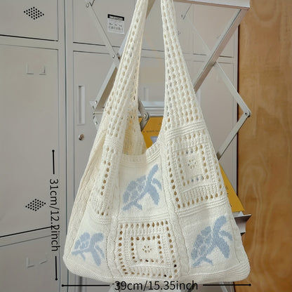 🐢 Tote-ally Beach Ready – Crochet Sea Turtle Summer Bag