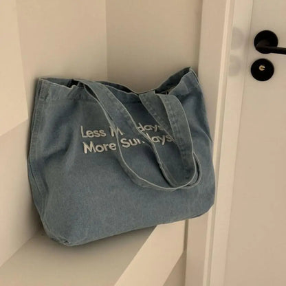 👜 Less Mondays, More Sundays Tote 🕊️