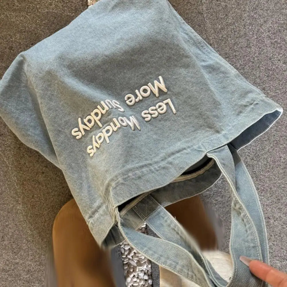 👜 Less Mondays, More Sundays Tote 🕊️
