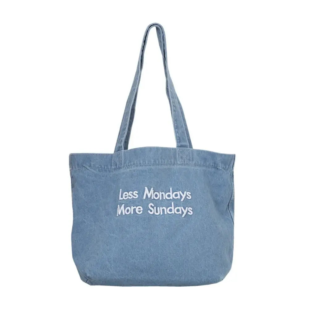 👜 Less Mondays, More Sundays Tote 🕊️