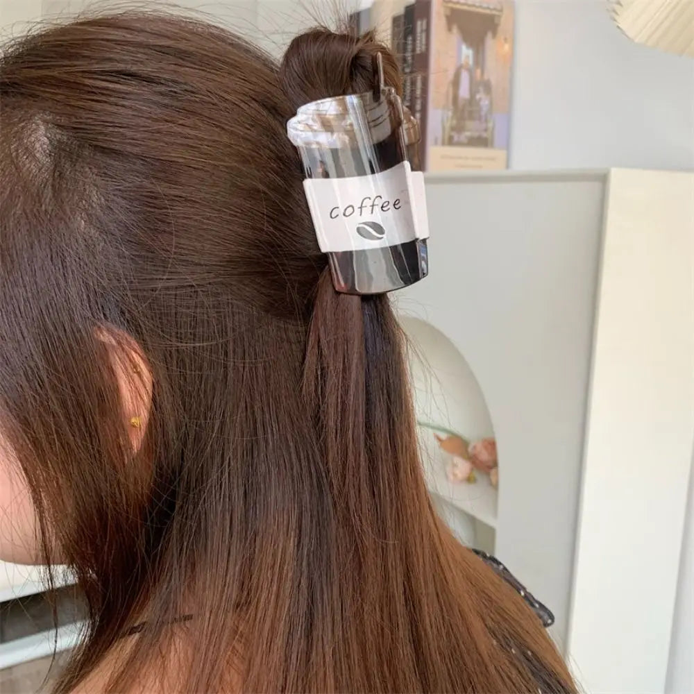 ☕ Coffee Claw Clip 💇‍♀️