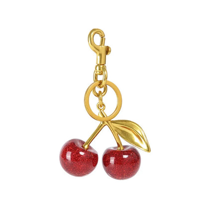 🍒 Sweet Cherry Charm Keyring ✨