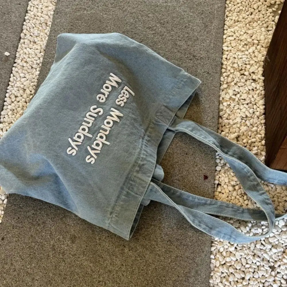 👜 Less Mondays, More Sundays Tote 🕊️