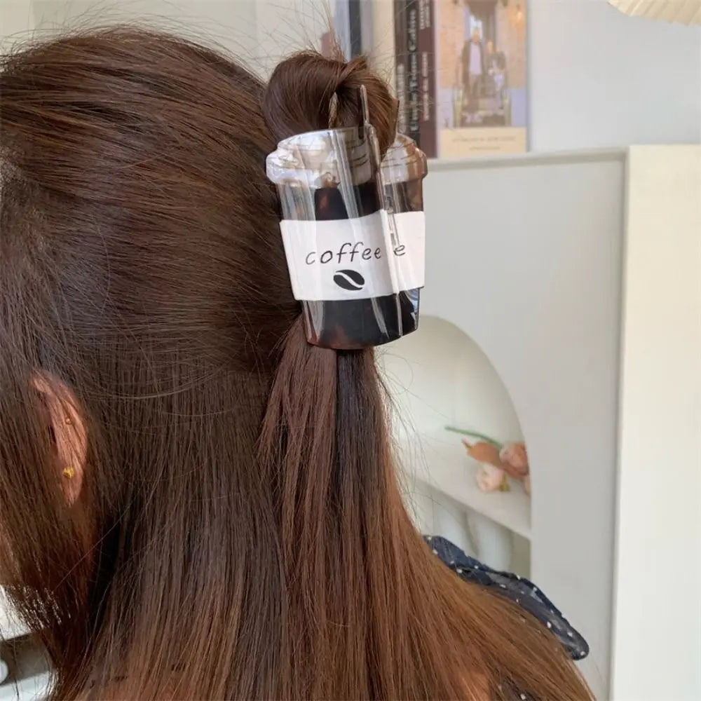 ☕ Coffee Claw Clip 💇‍♀️
