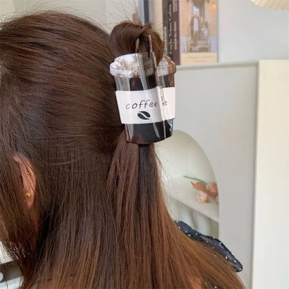 ☕ Coffee Claw Clip 💇‍♀️