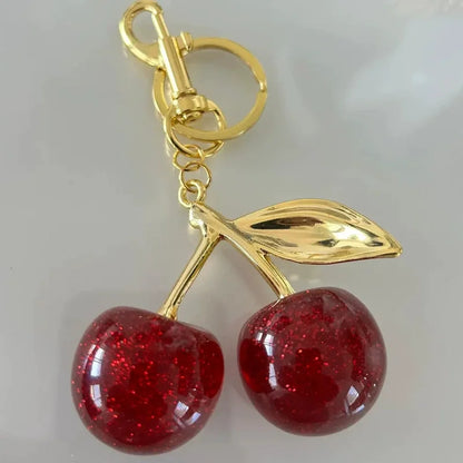 🍒 Sweet Cherry Charm Keyring ✨
