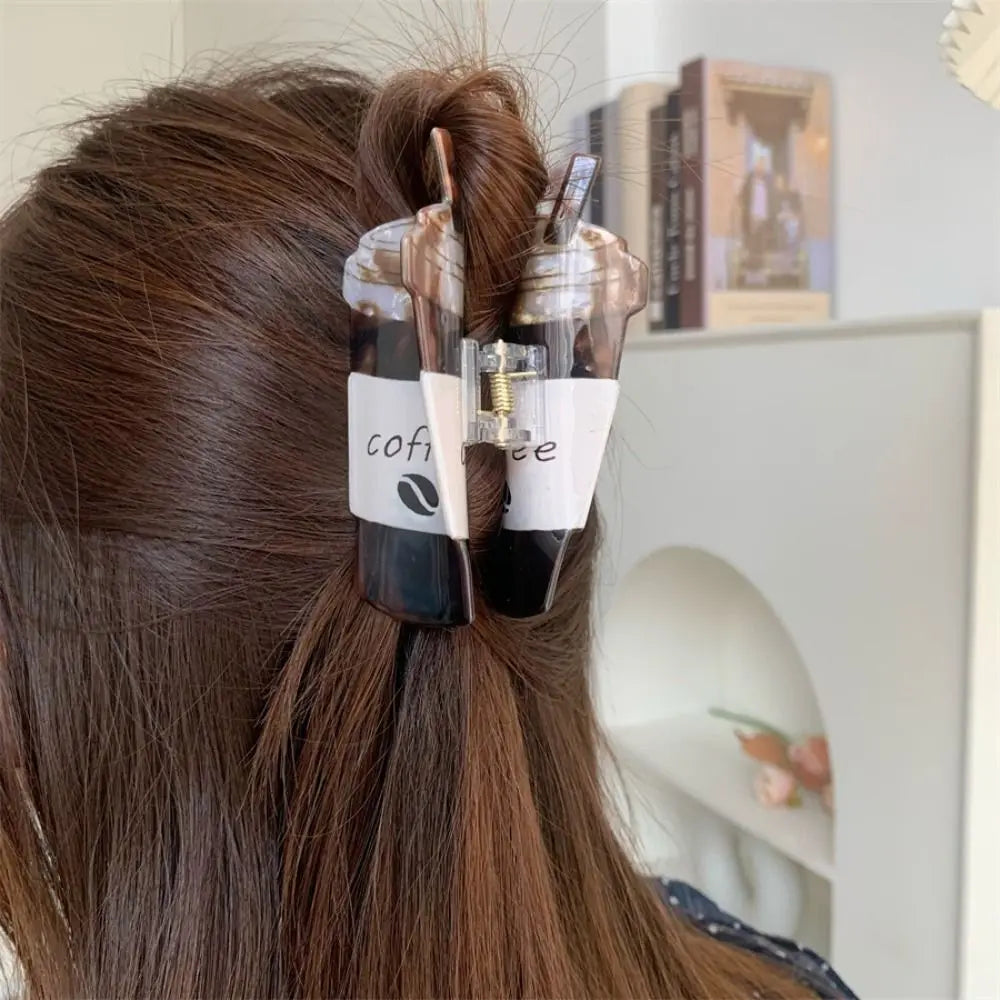☕ Coffee Claw Clip 💇‍♀️