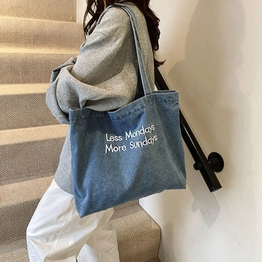 👜 Less Mondays, More Sundays Tote 🕊️
