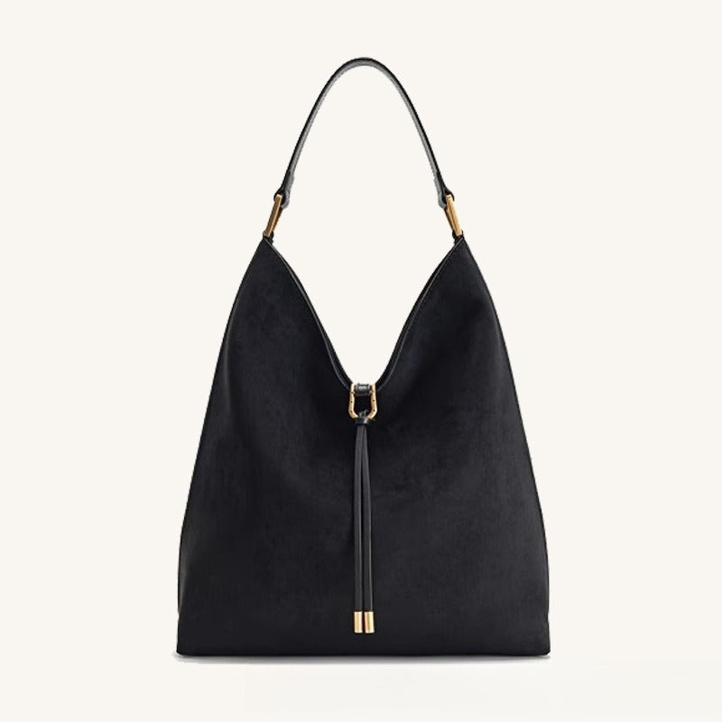 Real Leather Crossbody Tote – Chic & Spacious