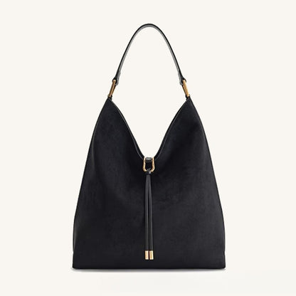 Real Leather Crossbody Tote – Chic & Spacious