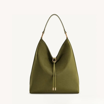 Real Leather Crossbody Tote – Chic & Spacious