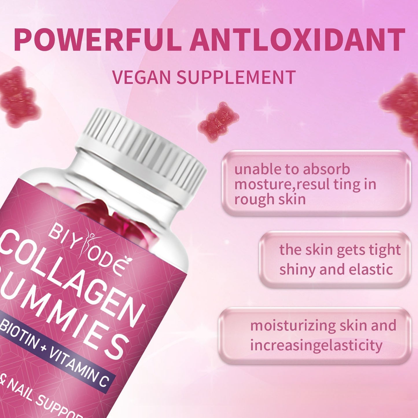 Collagen Gummies with biotin + vitamin c